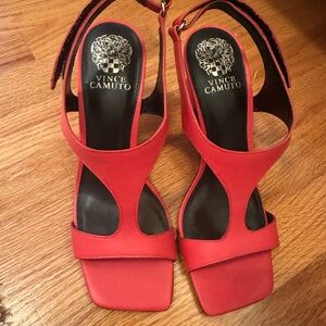 Vince Camuto Bold Red Sandals